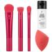 Real Techniques Sparkle + Sleigh Makeup Brush & Sponge Kit - 5 Piece Holiday Gift Set for Flawless Finish | International Shipping - Buy Online on SooperMarket.com