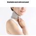 Breathable Neck Wrap for Pain Relief - Light Gray Collar Bandage for Moxibustion Care - Buy Online on SooperMarket.com