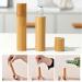 Zeoabsy 3-Piece 5ml Clear Glass Bottles Set - Bamboo Roll-On with Stainless Steel Scooters Funnel & Opener for Essential Oils & Aromatherapy - Buy Online on SooperMarket.com