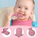 Baby Fork and Spoon Set - Silicone Toddler Utensils for Self-Feeding - Easy Grip Cutlery for Baby Led Weaning (Beige&Pink) - Buy Online on SooperMarket.com