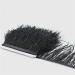 FQTANJU 2 Yards Black Ostrich Feather Fringe Trim Ribbon for Sewing, Crafts, and Clothing DIY - Buy Online on SooperMarket.com