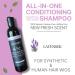 All Natural Wig Shampoo for Human & Synthetic Wigs | Vegan Lavender Scent | Cleans Conditions Detangles | Made in USA - Buy Online on SooperMarket.com