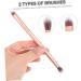 PLAFOPE 24pcs Makeup Brush Eye Shadow Brush Eye Makeup Mineral Makeup Golden Artificial Fiber - Buy Online on SooperMarket.com
