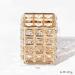 Torribala 2 Pieces Crystal Pen Holder Glass Container in Japanese Metal Luxury Beauty Tool Storage - Buy Online on SooperMarket.com