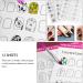 Nail Art Practice Book Beginner Manicure Training Drawing Cards Easy to Clean 12 Sheets Manicure Training Cards - Buy Online on SooperMarket.com
