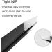 TOPMEET Stainless Steel Eyebrow Tweezers Set for Facial Hair and Splinter Removal - Women/ Men, Black - Buy Online on SooperMarket.com