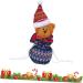 KOMBIUDA 1pc Christmas Candy Portable Storage Ornament Hanging Bag Little Knitted Bear Adorable Kids Bags - Buy Online on SooperMarket.com