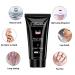 Lofuanna Poly Nail Gel Set 60ml - Pink Nail Extension Gel Kit with Slip Solution Nail Forms Brush & Glass Cup | Perfect for Nail Art Beginners - Buy Online on SooperMarket.com