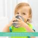 Sperric Silicone Mini Cups for Toddlers - 2 Pack, 4.5 oz - Light Blue/Cool Gray - Buy Online on SooperMarket.com