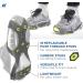 Korkers Ultra Runner Ice Cleat with 16 Replaceable Carbide Spikes - Winter Running Gear - Buy Online on SooperMarket.com
