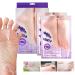 BOMPOW Foot Peel Mask Exfoliating Socks Foot Mask Peel Off Dry Dead Cracked Hard Skin in 3-7 Days Lavender Scented Exfoliating Foot Socks 2 Pairs