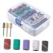 1 Set Nail Polish Set Nail Art Tools Sanding Bits for Nail Drill White Sanding Bands for Nail Drill Manicure Buffing Fine Grit Sanding Bands for Nail Drill Nail Sanding Bands Alloy Gogogmee
