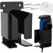 Jingling Self-Adhesive Toothbrush & Razor Holder for Shower Electric Shed Organizer in Black | Durable Storage Solution for Toiletries - Buy Online on SooperMarket.com