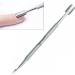 Wishbeauty Stainless Steel Dual Tool Cuticle Pusher - Manicure Pedicure Nail Cleaner - Buy Online on SooperMarket.com