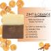 Natural Cilt Zimt & Orange Soap - 100% Handmade Certified No Harmful Ingredients - Ideal Shower Gel for All Skin Types - 100g Pack - Buy Online on SooperMarket.com