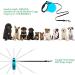 Etaccu Rollerin Retractable Dog Leash - 5m Reflective Non-Slip Handle One-Button Block For Medium & Large Dogs Up to 50kg (Blue) - International Shipping Available - Buy Online on SooperMarket.com