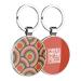 DISONTAG QR code Dog brand ID personalized social online page-free online pet profile modifiable control of the privacy nois app required (round) A2