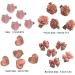 vreplrse 5 Pieces Pink Hair Clips Flower Women Girls Sweet Hairpins Styling Accessories Head Decoration Pin for DIY Crafts Bowknot - Buy Online on SooperMarket.com