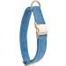 YUDOTE Ultra-Soft Dog Collar for Medium Dogs Natural Cotton Cord Sensitive Skin Friendly Blue-Grey M (1 Pack) | International Shipping Available - Buy Online on SooperMarket.com