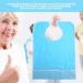 Eating Bib Waterproof Adult Elder Mealtime Eating Bib Clothes Clothing Protector Dining Aid Make Dining Easier(Light Blue) - Buy Online on SooperMarket.com