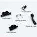 Professional Hair Clipper Accessories Repairing Parts Adjusting Lever Latch Plate Switch Button Spring Tension Cam Follower Compatible with Wahl Magic Clip 8148 8591 8504 1919 (Black) - Buy Online on SooperMarket.com