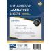 No Heat Laminating Sheets Self Sealing 8.5 x 11 Inch, 20 Pack, 4mil Thickness, No Machine Self Adhesive Laminating Sheets Letter Size by HA SHI Letter Sizes 20 Sheets (A4,9x12 Inch) Transparent