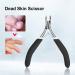 Stainless Steel Nail Cutter for Strong Nails and Cuticles - Black Manicure Tool - Buy Online on SooperMarket.com