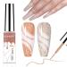 Supwee champagne reflective gel liner nail art glitter gel gel colors for Drawing lines Reflechissan brushes franc holographic gel nail polish thinly painting 10ml (0.33fl oz) szhxj002