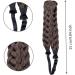 Braid Headband 5 Strands Synthetic Hair Braided Headband Chunky & Wide Plaited Braid Hair Band Adjustable Elastic Stretch Hairpiece for Girls (Style 3) - Buy Online on SooperMarket.com