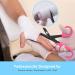 MOVOCA Nurse Penlight & Scissors Set - LED Penlight with Pupil Gauge, 7.5 Bandage Scissors EMT Trauma Shears - Hot Pink, Ideal for Doctors & Nurses - Buy Online on SooperMarket.com