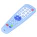 Baby Teether Toy Remote Controlled Teether to Attract Attention Bright Colors Multiple Buttons for Daily Use (Blue)