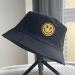 Anroll Unisex Smiling Face Embroidered Bucket Hat | Black Sun Hat for Men and Women - Buy Online on SooperMarket.com