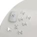 3D Metal Nail Nail Embellishments 20pcs Bowknot Nail Decorations For Individual Styles Nail Embellishments 04 silver - Buy Online on SooperMarket.com