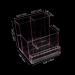 ANGNYA Nail Drill Holder & Bit Storage Box - 10 Holes Transparent Organizer for Nail Tech Supplies - Pink Plastic Manicure Tool Display - Buy Online on SooperMarket.com