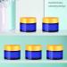 Cisolen 6-Piece Empty Glass Cosmetic Container Set - 30ml Cream Cans with Lid & Liner for Creams Lotions & Essential Oils - Ideal for International Shipping - Buy Online on SooperMarket.com