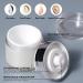 Silver Ion Coated Airless Cosmetic Container Set - 3pcs (0.5oz + 1oz + 1.7oz) | Leak Proof Pump Jar for Lotions, Gels, Creams | Refillable & Portable Travel Size Moisturizer Container - Buy Online on SooperMarket.com