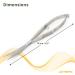 VORESTIC 16cm Curved Spring Scissors for Aquarium & Terrarium Plants - Aquascaping Tools - Buy Online on SooperMarket.com