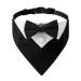 Dongker Dog Smoking Bandana collar dog wedding bandana adjustable dog crate for small medium -sized and large dogs Halloween/wedding costumes