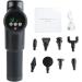 High-Frequency Black Body Massager with 8 Silicone Heads - Deep Tissue Relief for Sore Muscles - International Shipping Available - Buy Online on SooperMarket.com