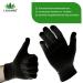 LAVAMED Dermatest Black Cotton Gloves - 100% Pure Cotton Protective Gloves (Size 6 S) for International Shipping - Buy Online on SooperMarket.com