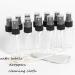 ZEJIA 12 Pack Mini Spray Bottles 1 oz | Fine Mist Travel Essential Oil & Perfume Sprayers | 30ml Black Bottles with Stickers & Droppers - Buy Online on SooperMarket.com