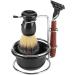 Premium WBTY 4-Part Shaving Set for Men | Manual Razor Stainless Steel Stand Brush & Bowl | Perfect Birthday & Father's Day Gift - Buy Online on SooperMarket.com