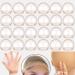 12Packs 24pieces Hd Wig Caps Ultra Thin Stocking Cap sheer Wig Cap Hair Net For Weave Nylon Stretch Mesh Wig Cap Hd Wig Caps For Wigs HD Wig Caps 12pack/24pcs