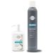 KERACOLOR Kit of 3-in-1 (Cleanse + Conditioner + Color) Platium Semi-Permanent Hair Dye and Finishing Hair Spray 10oz