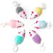 Chiwava 36-Piece Interactive Cat Toy Set - Colorful 11.5 cm Mice Rattles for Kittens | Perfect for Playtime & Engagement - Buy Online on SooperMarket.com