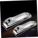minkissy Cosmetology Kit Metal Scissors Nail Trimmer Kit De Manicura Toe Finger Manicure Nail Metal Nail Manicure Nail Clippers Cosmetic Daily Necessities L Silver - Buy Online on SooperMarket.com