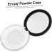 NOLITOY Make Up Mirrors 2pcs Box Loose Box 5g Case Bottle Bulk Travel Plastic Stand Black 7.5x7.5cm - Buy Online on SooperMarket.com