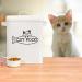 Vumdua Farmhouse Pet Food Storage Container Set - Airtight, Durable, With Scoop | Perfect Gift for Pet Owners - Buy Online on SooperMarket.com