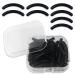 Replacement Silicone Eyelash Curler Refills 30 Piece Eyelash Curler Pad for Universal Eyelash Curler with Clear Storage Box