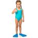 Cressi Mini Light Swim Fins for Kids 1+ Years | EU 29/31 | US Kid 11.5/13 - Ideal for Learning to Swim - Azure Blue - Buy Online on SooperMarket.com